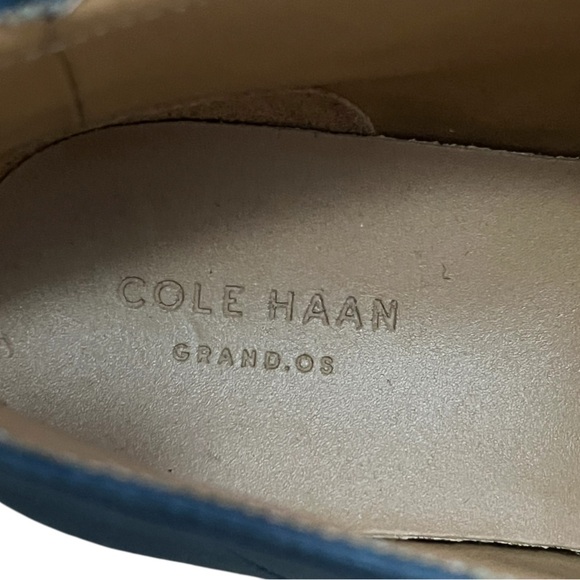 Cole Haan Grand.os blue leather lace up chukka boot main image 7